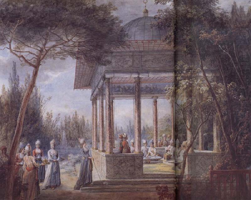 Harem Scene, Jean-Baptiste Hilair